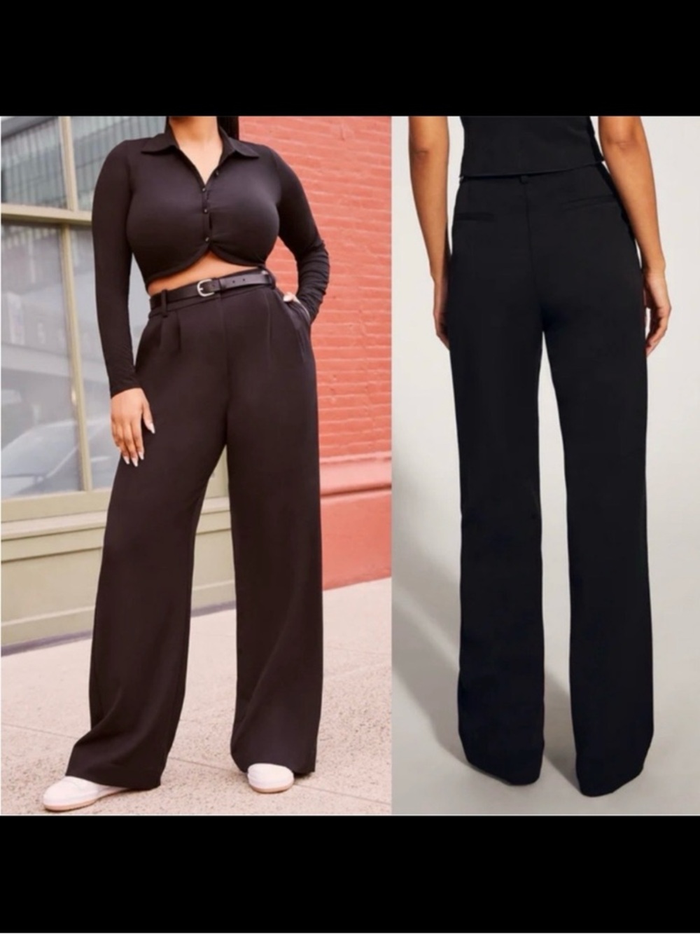 Favorite Daughter The Favorite Pant Wide Leg Trouser Black